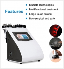 5 en 1 cavitación ultrasonido RF Lipo Laser 40K vacío RF cuerpo adelgaza la máquina de belleza