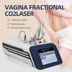 Yumind más nuevo 2021 pantalla grande fraccional CO2 láser RF tubo de Metal antiarrugas máquina de belleza de estiramiento vaginal