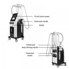 Yumind 360 grados Cryo Vacuum RF Eliminación de celulitis Máquina de adelgazamiento Congelación Cryolipolysis Grasa Pérdida de peso Body Shaping Beauty Equipment