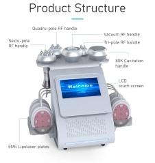 Yumind 360 grados Cryo Vacuum RF Eliminación de celulitis Máquina de adelgazamiento Congelación Cryolipolysis Grasa Pérdida de peso Body Shaping Beauty Equipment