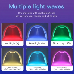 2021 El más nuevo Nano Steamer 7 colores Bio PDT LED Photon Cabin Face Body Light Therapy SPA Beauty Machine