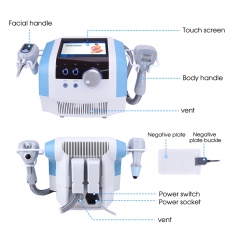 Yumind 360 grados Cryo Vacuum RF Eliminación de celulitis Máquina de adelgazamiento Congelación Cryolipolysis Grasa Pérdida de peso Body Shaping Beauty Equipment